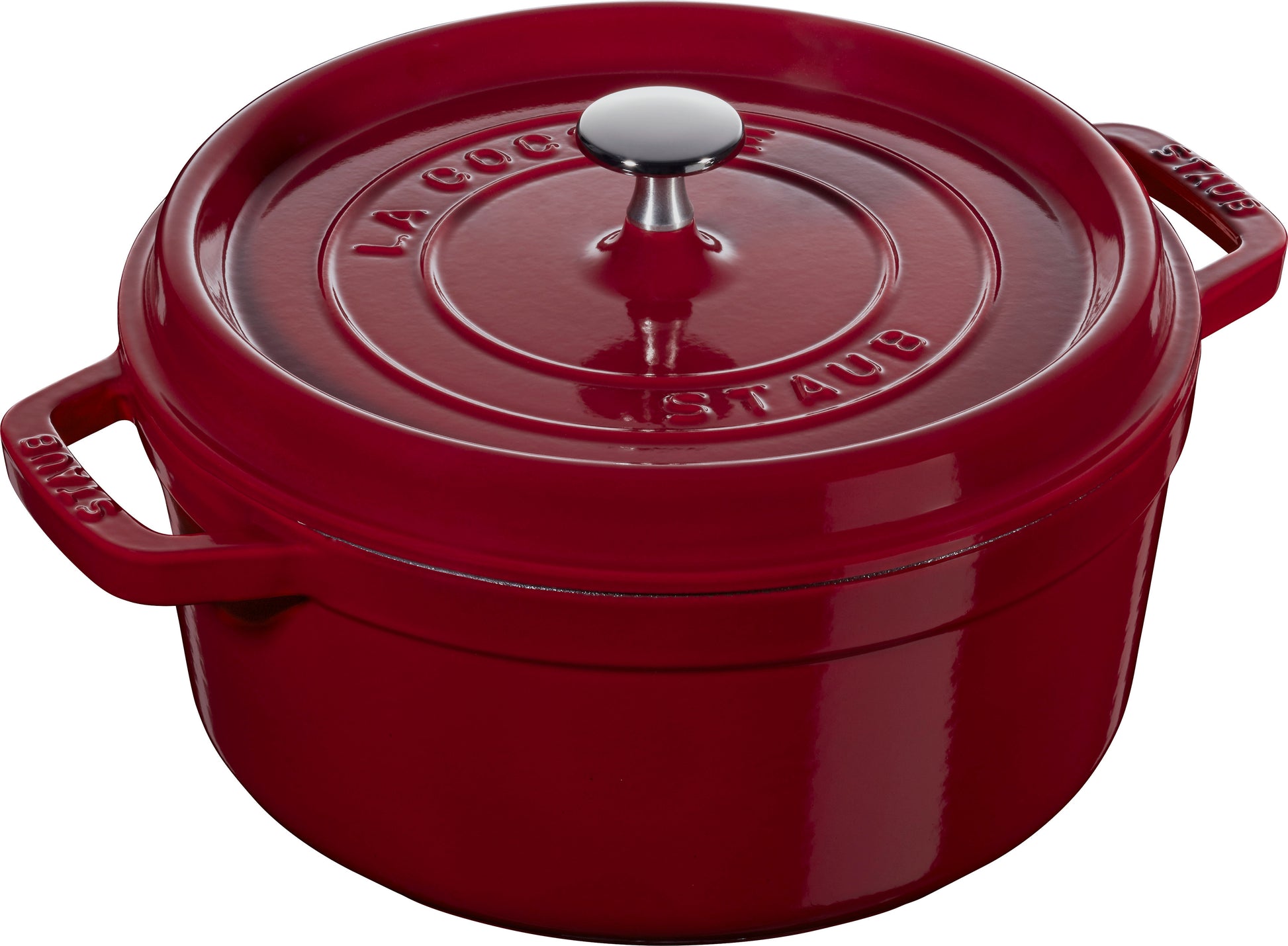 Staub Cocotte, 28 cm, Gusseisen für gleichmäßiges Kochen