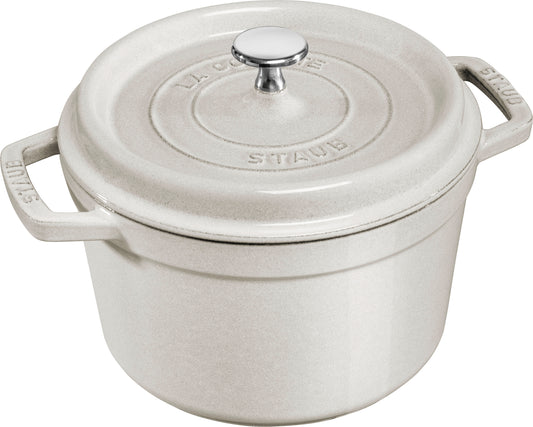 Staub Cocotte tief, 24 cm aus Gusseisen für professionelle Küche