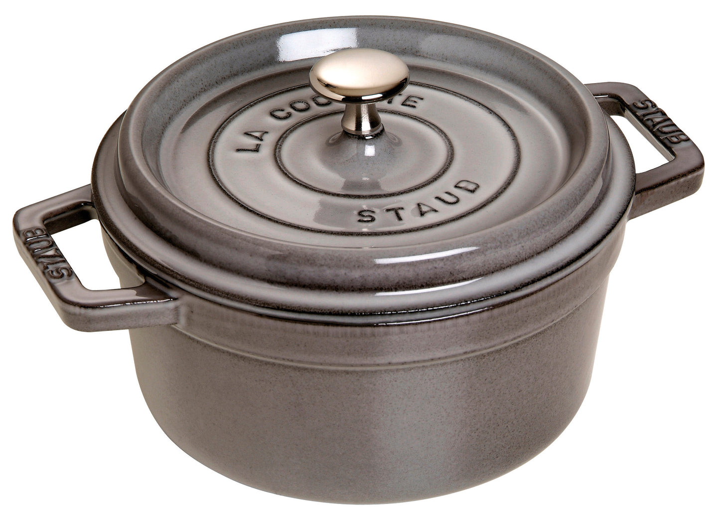 Staub Cocotte 20 cm aus Gusseisen für gleichmäßiges Garen