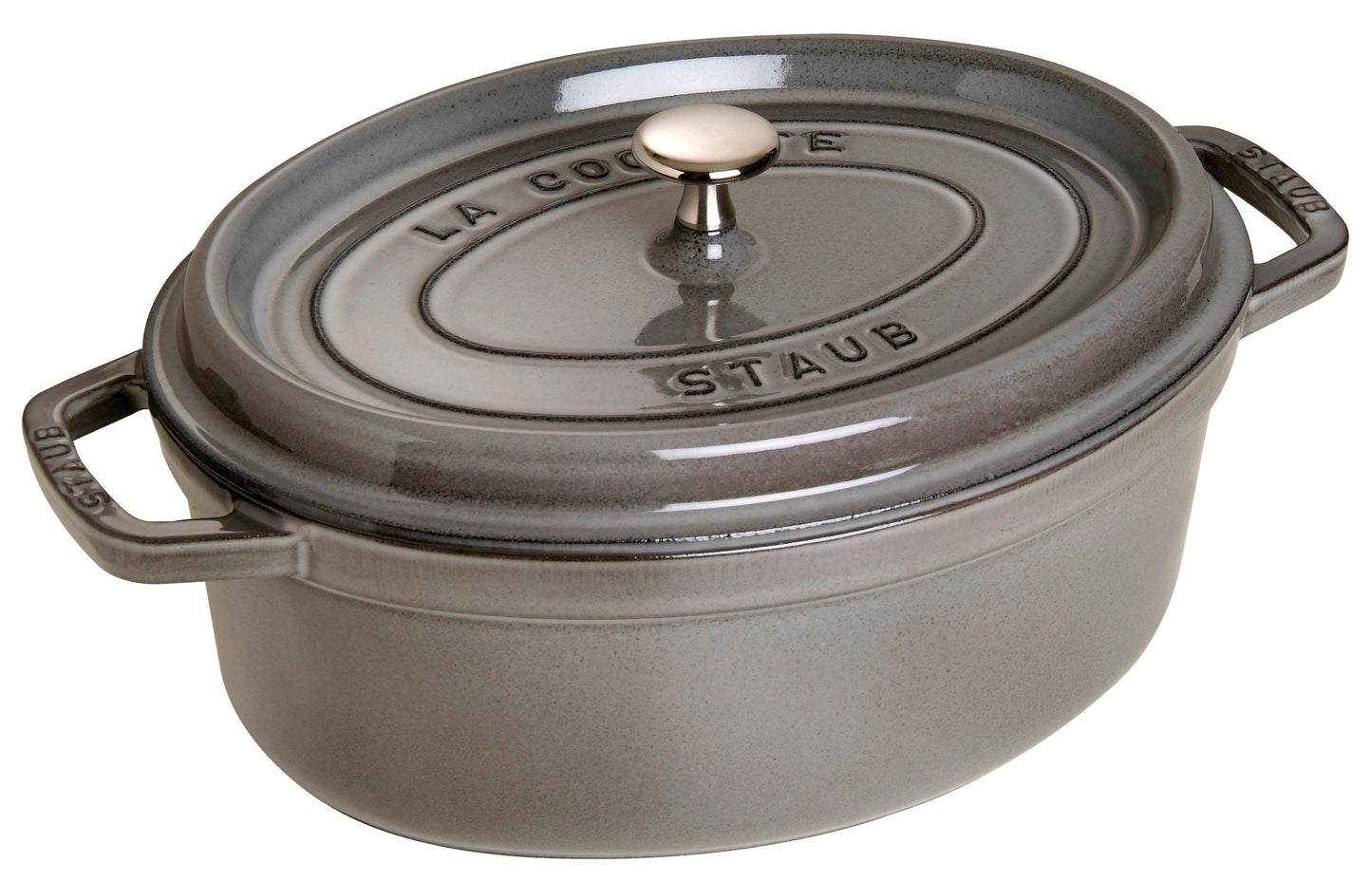 Staub Cocotte 29 cm aus Gusseisen für gleichmäßiges Garen