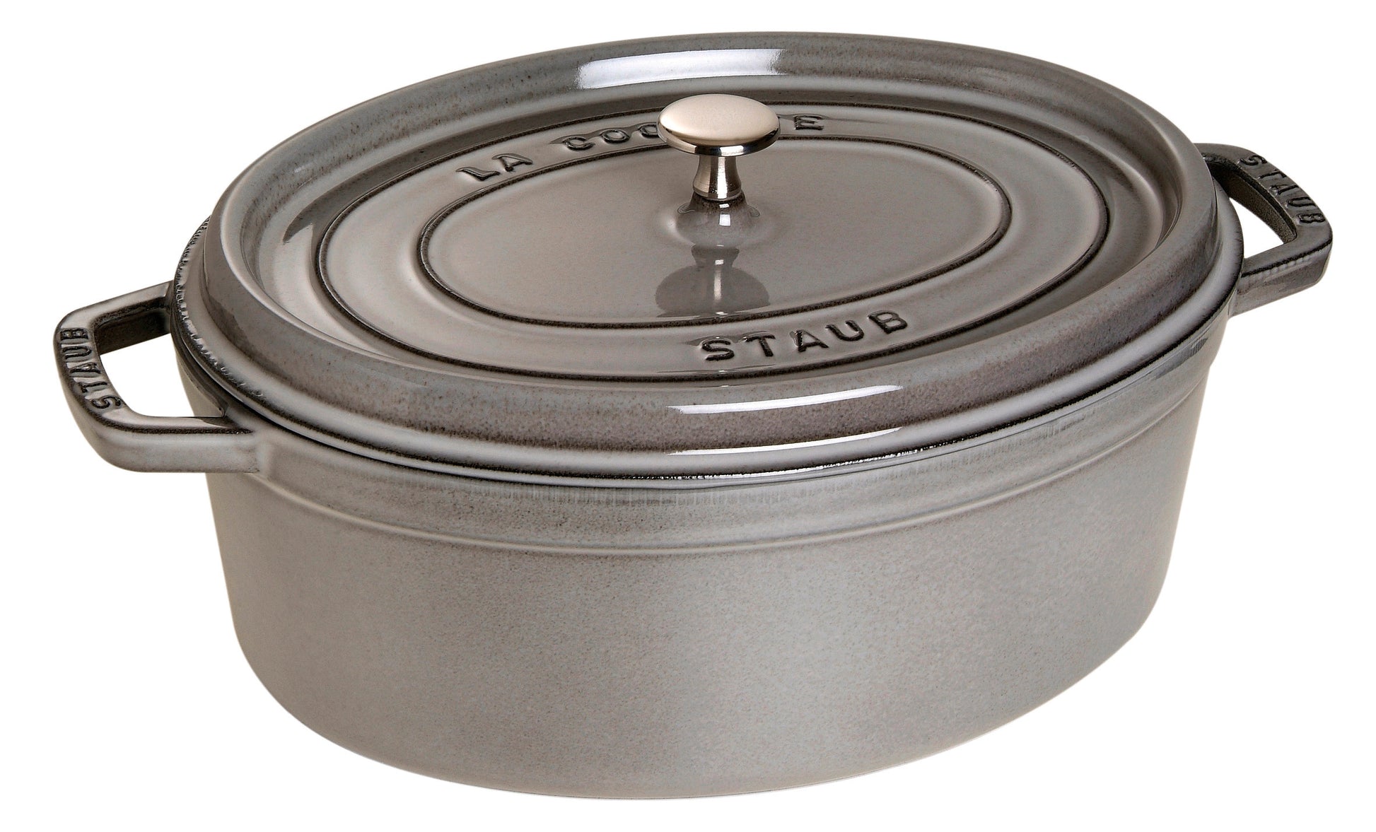 Staub Cocotte aus Gusseisen, 33 cm, ideal für die Zubereitung von Gerichten