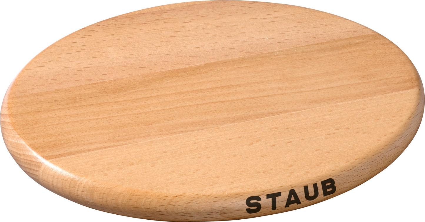Staub magnetischer Untersetzer aus Buche für Töpfe und Pfannen