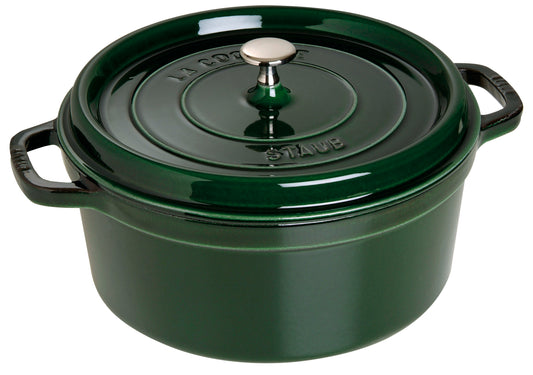 Staub Cocotte, 28 cm, Gusseisen, für schonendes Kochen