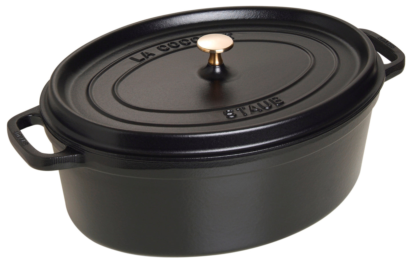 Staub Cocotte aus Gusseisen, ideal zum Kochen und Braten