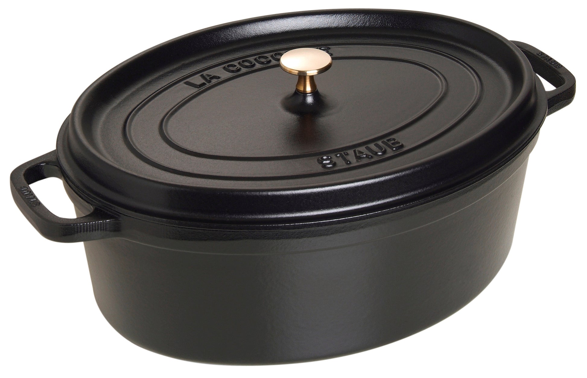 Staub Cocotte aus Gusseisen, ideal zum Kochen und Braten
