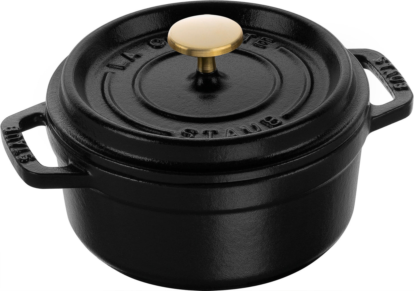 Staub Cocotte aus Gusseisen für die Zubereitung von Eintöpfen.