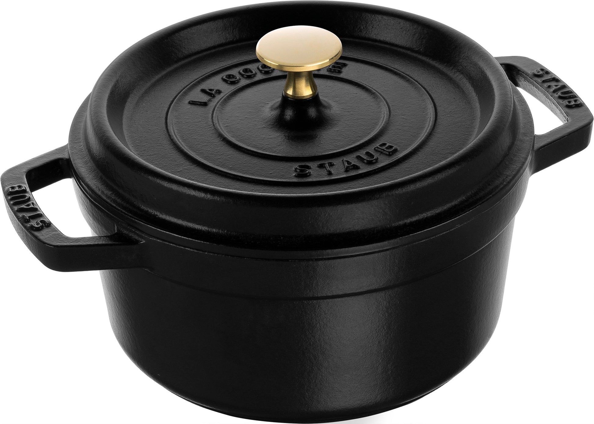 Staub Cocotte 20 cm aus Gusseisen für vielseitige Kochanwendungen