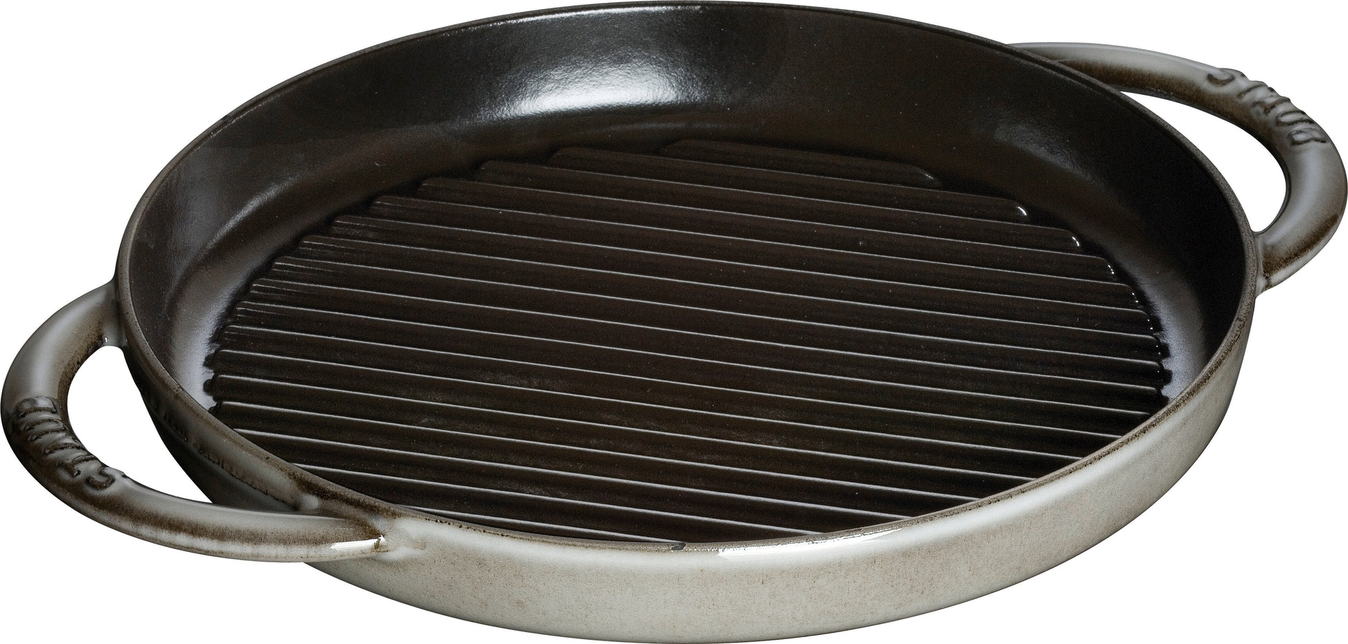 Staub Grillpfanne 26 cm aus Gusseisen für Grillgerichte