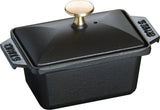 Staub Terrine, 15 x 11 cm | Schwarz | Gusseisen