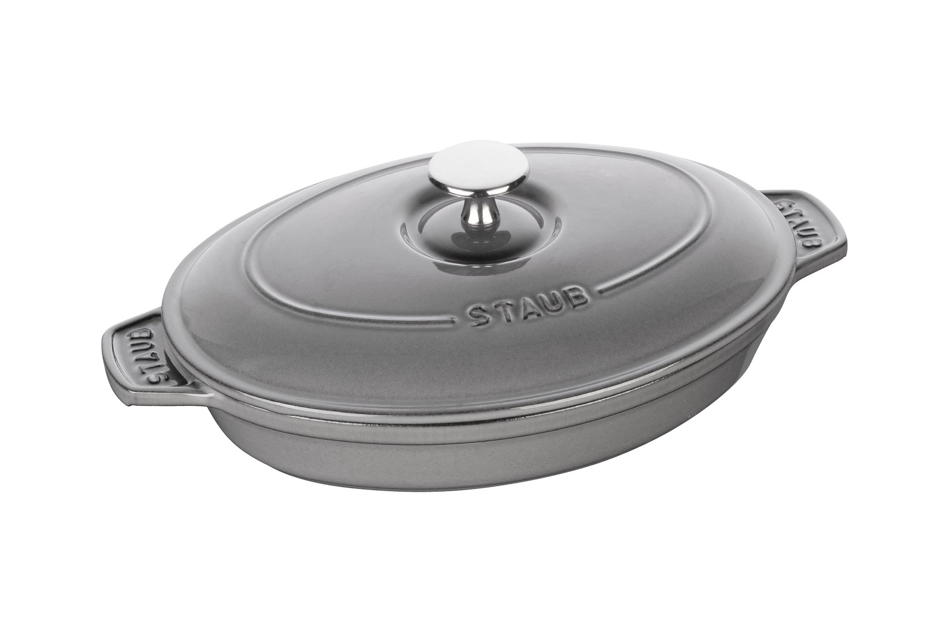 Staub Ofenform mit Deckel aus Gusseisen für Gratins und Aufläufe