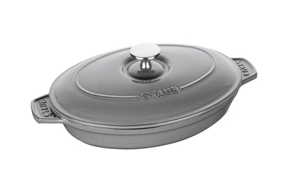 Staub Ofenform mit Deckel aus Gusseisen für Gratins und Aufläufe