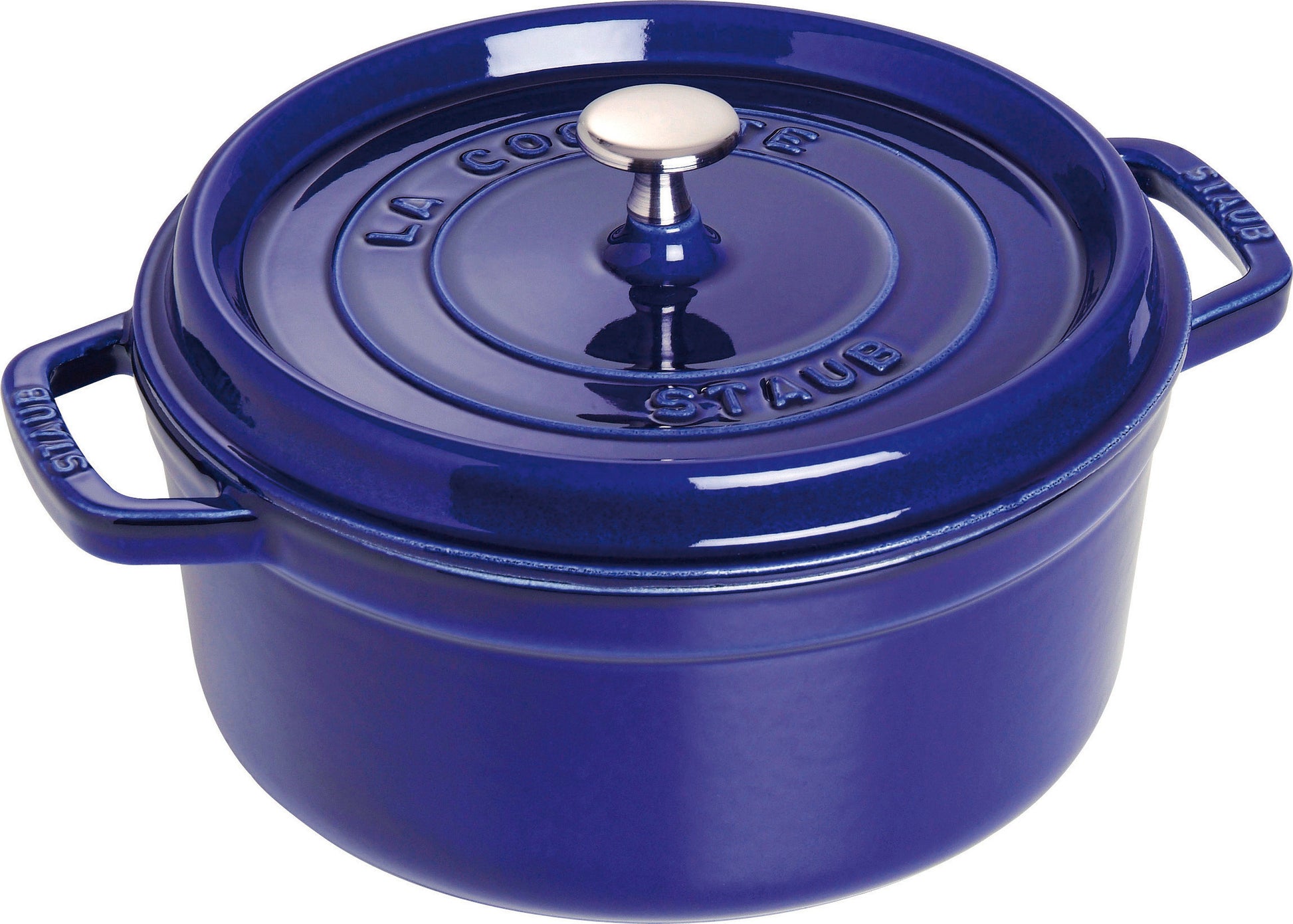 STAUB Cocotte 26 cm in Dunkelblau für die Zubereitung von Gerichten