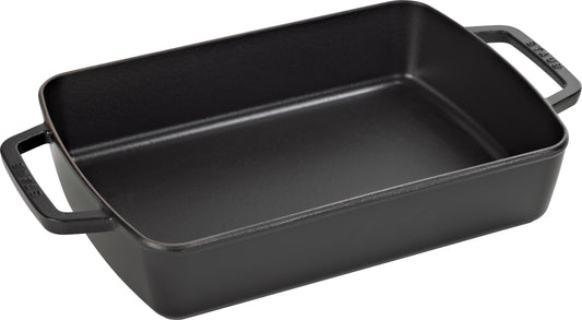 Staub Auflaufform aus Gusseisen, 30 x 20 cm, ideal für Aufläufe und Braten