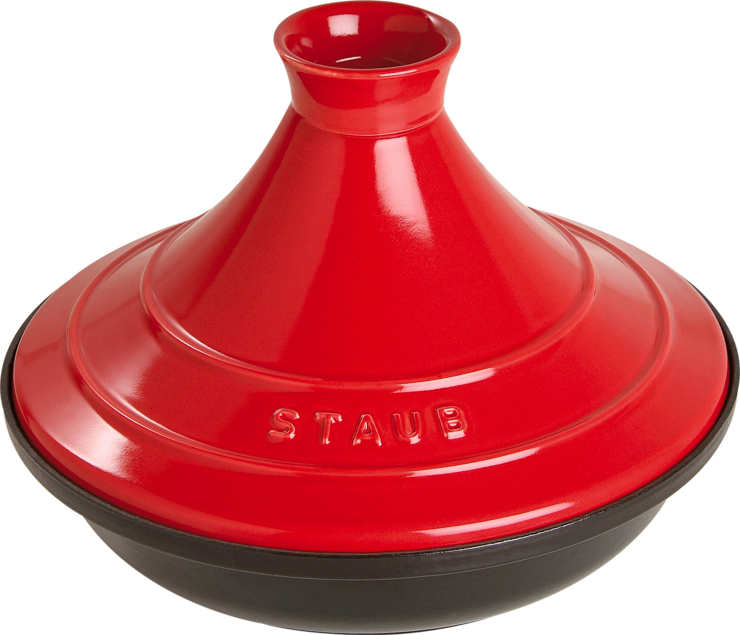 Staub Tajine aus Gusseisen für aromaintensive Gerichte.