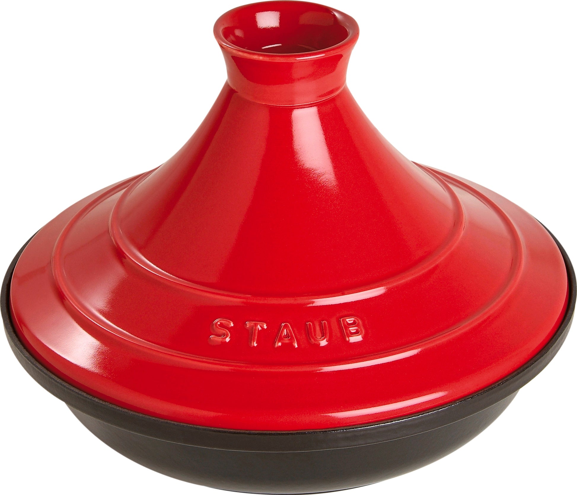Staub Tajine aus Gusseisen für aromaintensive Gerichte.