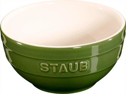 STAUB Schüssel, 12 cm in Basilikum-Grün, ideal für die Zubereitung und das Servieren von Speisen.