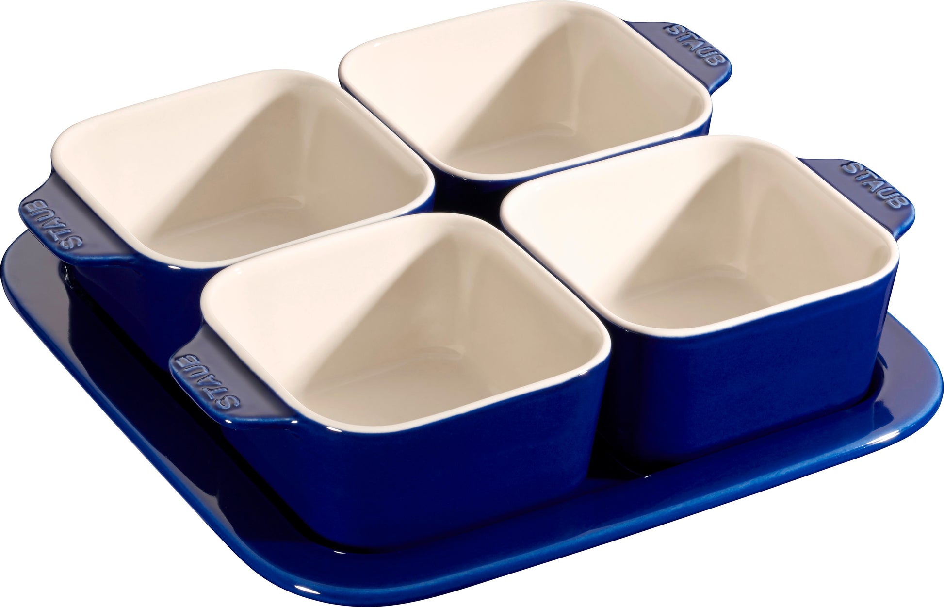 Staub Tapas Set, 5-tlg aus Keramik für stilvolles Servieren von Tapas.