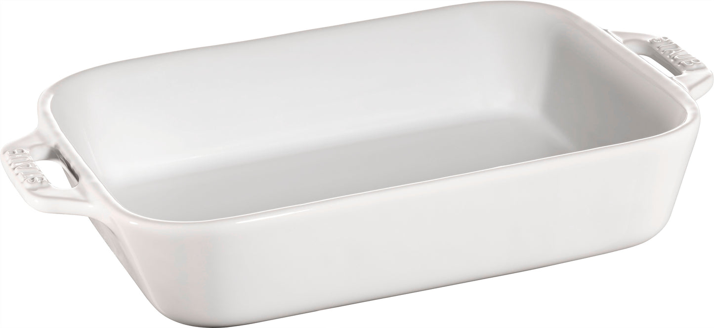 Staub Auflaufform aus Keramik, 20 x 16 cm, ideal für Aufläufe und Beilagen