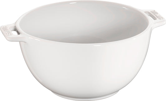 Staub Salatschüssel, 18 cm aus Keramik für elegante Salatpräsentationen.
