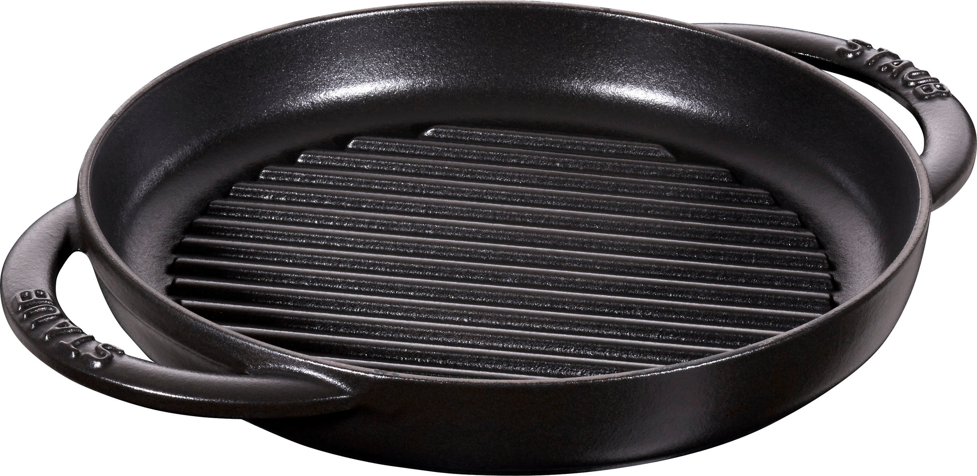 Staub Pure Grillpfanne 23 cm aus Gusseisen für Grillgerichte