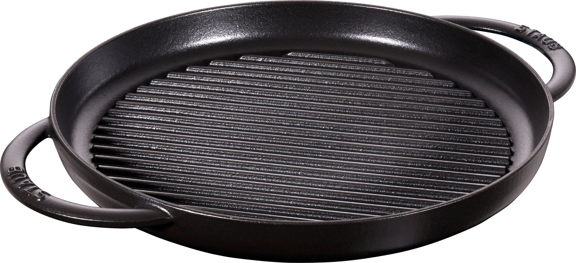 Staub Pure Grill, 30 cm – Gusseisen Grillpfanne für professionelle Küche