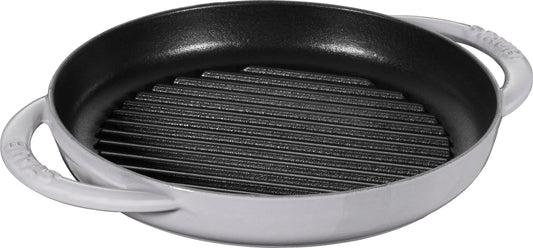 Staub Pure Grill Pfanne, 23 cm, Gusseisen für Grillgerichte