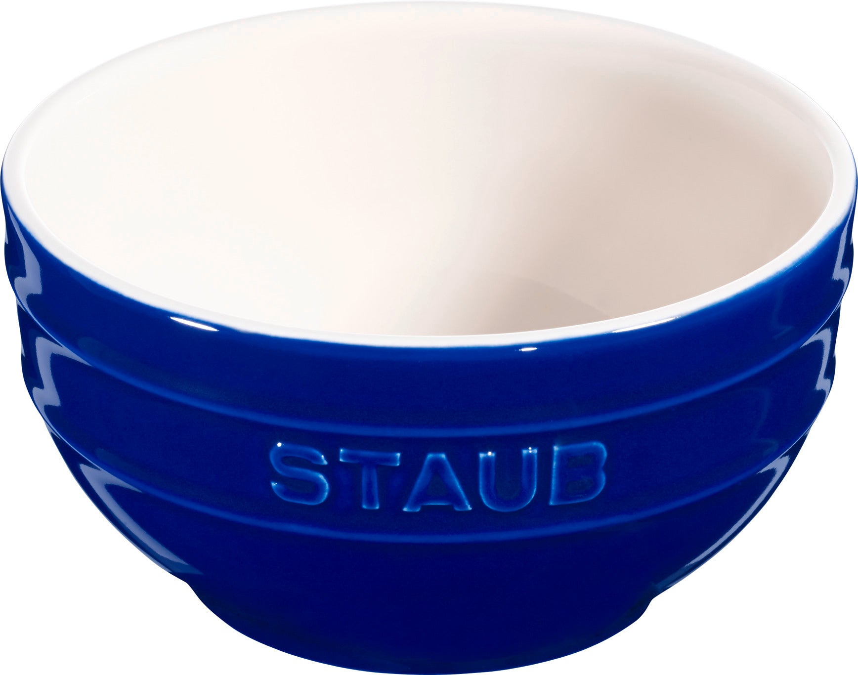 Staub Schüssel 14 cm Dunkelblau, ideal für Zubereitung und Servieren von Speisen