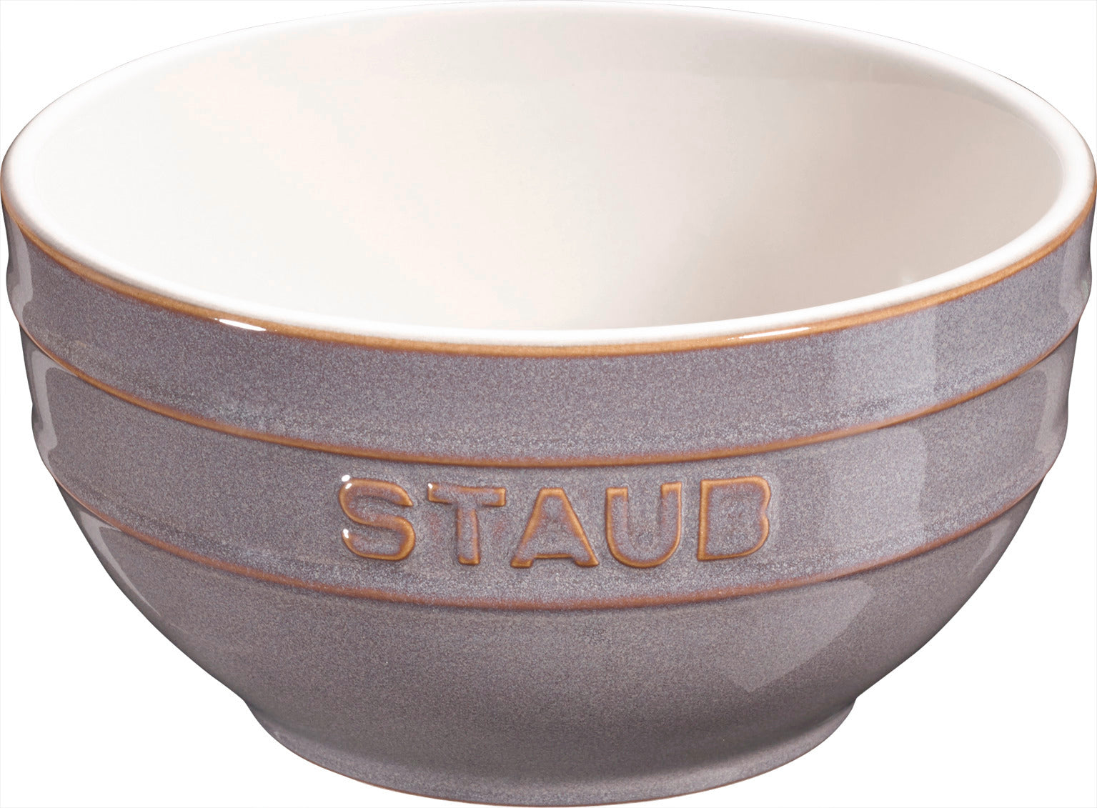 Staub Rührschüssel 12 cm Antik-Grau, ideal zum Rühren und Servieren.