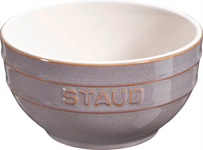Staub Rührschüssel 12 cm Antik-Grau, ideal zum Rühren und Servieren.