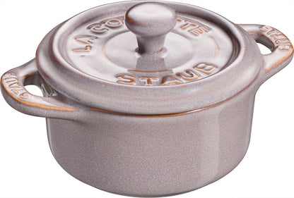 STAUB Mini Cocotte, 10 cm aus Keramik für die Zubereitung kleiner Portionen.