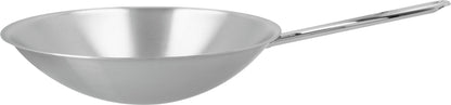 Demeyere Wok mit rundem Boden, 36 cm, ideal für vielseitige Kochtechniken