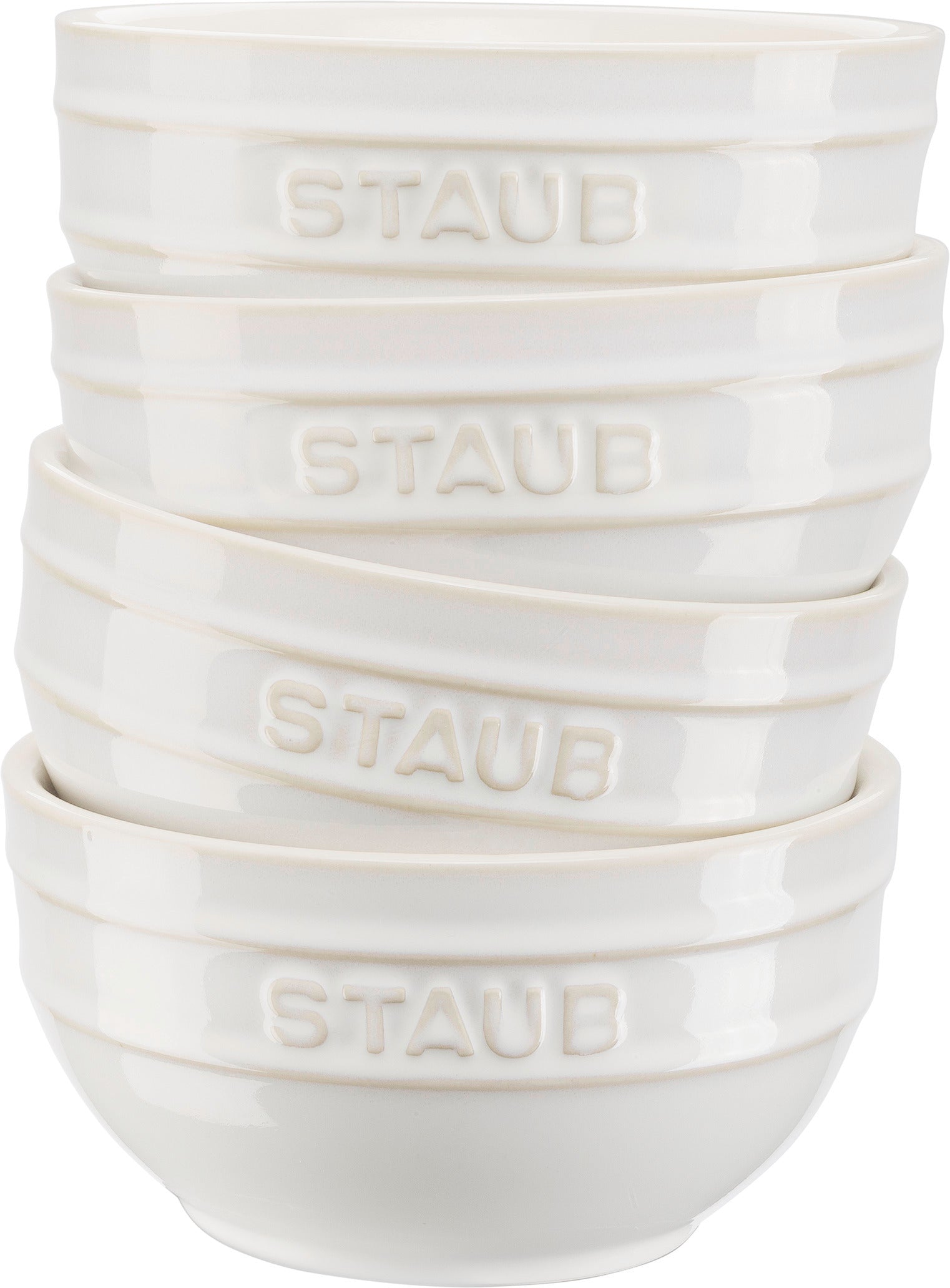 Staub Keramikschüssel Set, 12 cm, vielseitig einsetzbar in der Gastronomie.