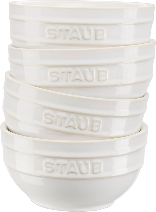 Staub Keramikschüssel Set, 12 cm, vielseitig einsetzbar in der Gastronomie.