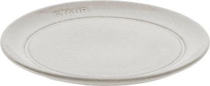 Staub flacher Teller 15 cm aus Keramik für elegante Tischpräsentation