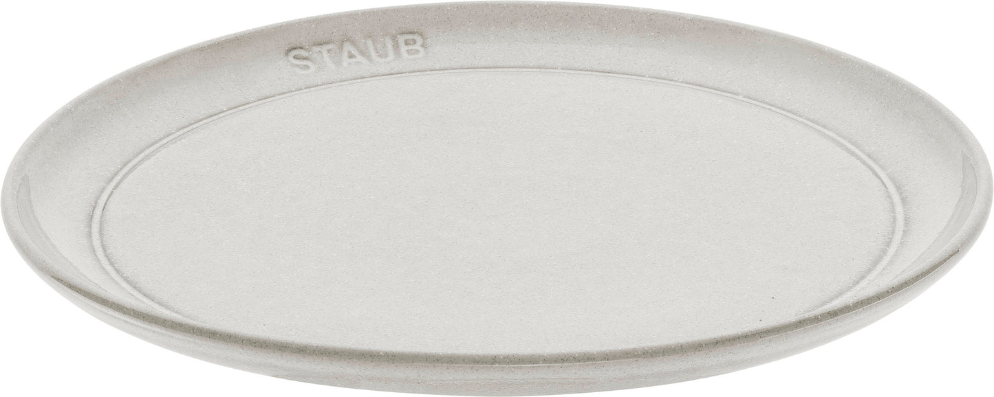Staub flacher Teller, 22 cm, Keramik für Gastronomie