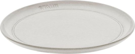 Staub flacher Teller, 22 cm, Keramik für Gastronomie