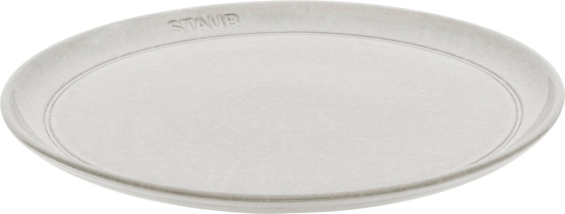 Staub Teller flach, 26 cm aus Keramik für die ansprechende Präsentation von Hauptgerichten