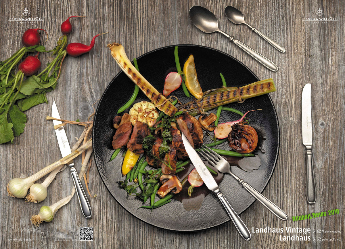 Picard & Wielpütz LANDHAUS Salatlöffel 6162 aus Edelstahl für Gastronomie