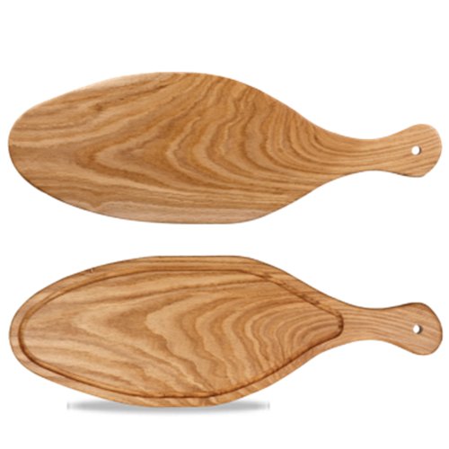 Art De Cuisine Holzbord Oval Oak für die Präsentation von Speisen in der Gastronomie