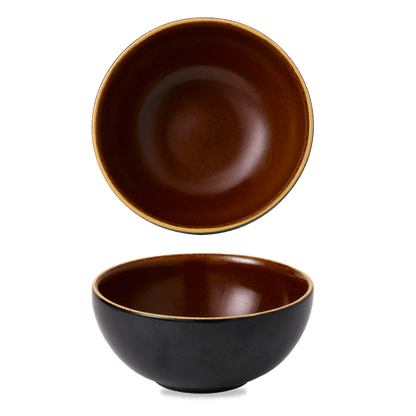 Churchill Super Vitrified Tokyo Black Schale Tief für Gastronomie und gewerbliche Nutzung