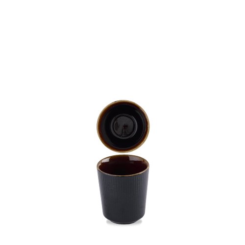 Churchill Super Vitrified Tokyo Black Becher für Kaffee und Snacks