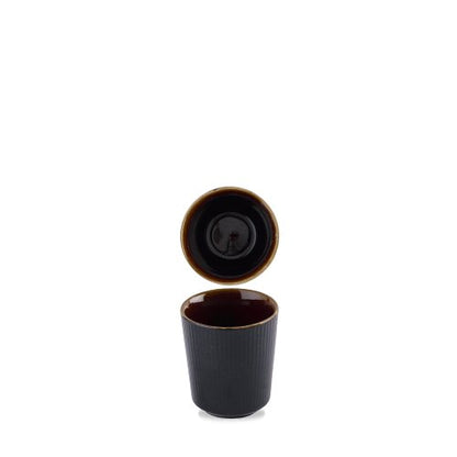 Churchill Super Vitrified Tokyo Black Becher für Kaffee und Snacks