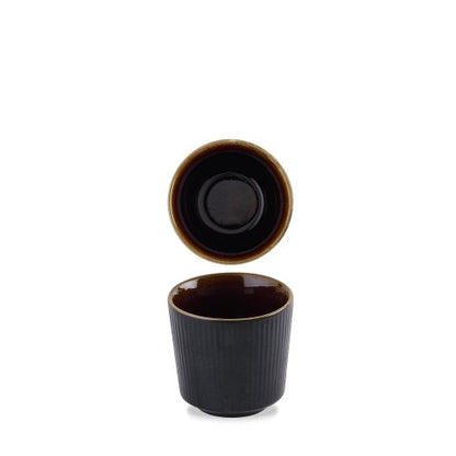 Churchill Super Vitrified Tokyo Black Becher für Gastronomie und kreative Präsentation