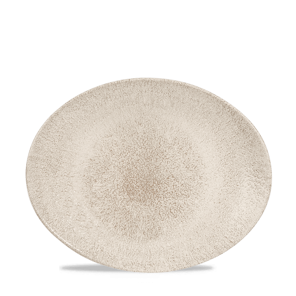 Churchill Super Vitrified Raku Agate Grey Platte 27 x 22.9cm für Gastronomie