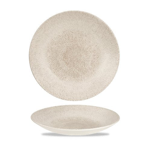 Churchill Raku Agate Grey Deep Coupe Plate für Gastronomie