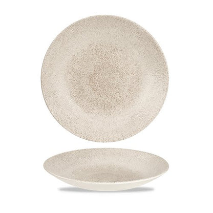 Churchill Raku Agate Grey Deep Coupe Plate für Gastronomie