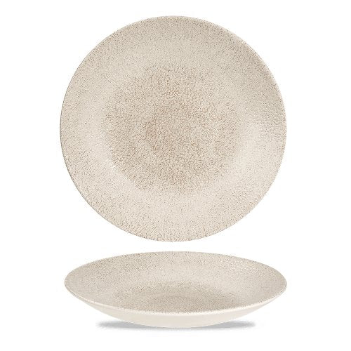 Churchill Raku Agate Grey Deep Coupe Plate 11 cm für Gastronomie