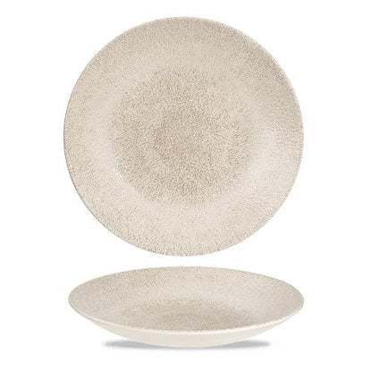 Churchill Raku Agate Grey Deep Coupe Plate 11 cm für Gastronomie