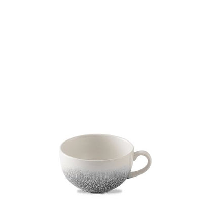 Churchill Super Vitrified Raku Quartz Black Cappuccino-Tasse für Gastronomie