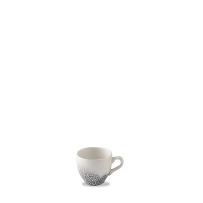 Churchill Super Vitrified Raku Quartz Black Espresso-Tasse 10cl für Gastronomiebetriebe
